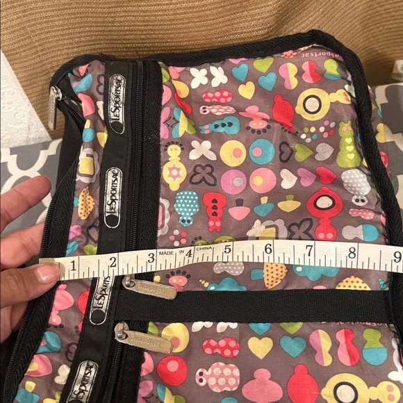 Lesportsac Black Crossbody Bag with Adjustable Strap - Picture 5 of 6